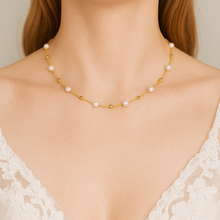 Load image into Gallery viewer, Freshwater Pearl &amp; Ball Necklace
