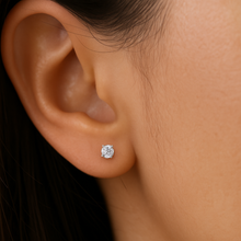 Load image into Gallery viewer, Sterling Silver 3mm CZ Studs
