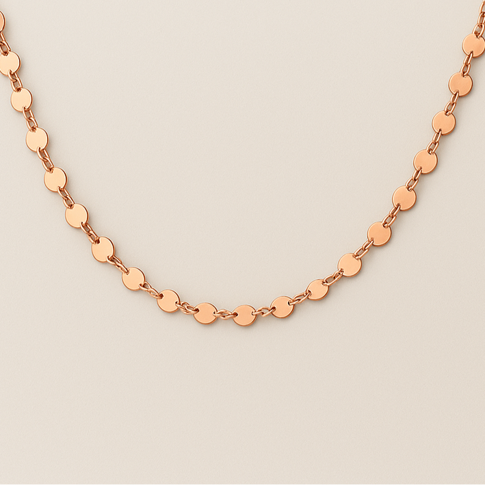 9CT Rose Gold Fine Chain Necklace