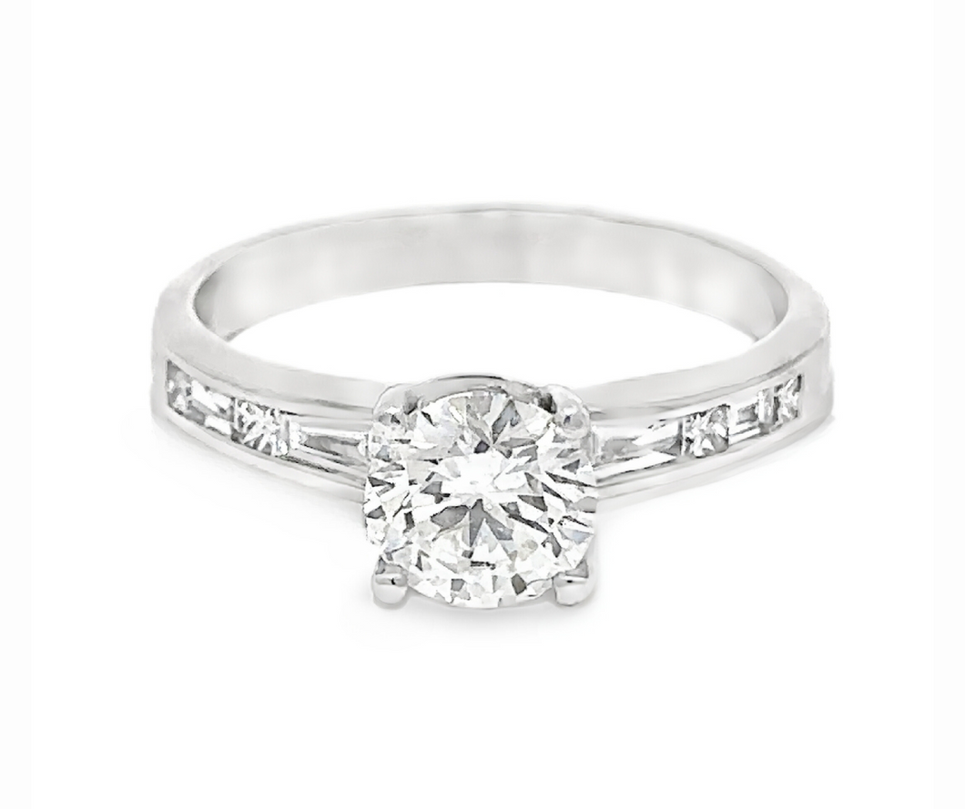 18CT White Gold 1.41ct Diamond Ring