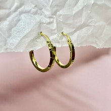 Load image into Gallery viewer, 9CT Yellow Gold Silver Filled Hoop Earrings
