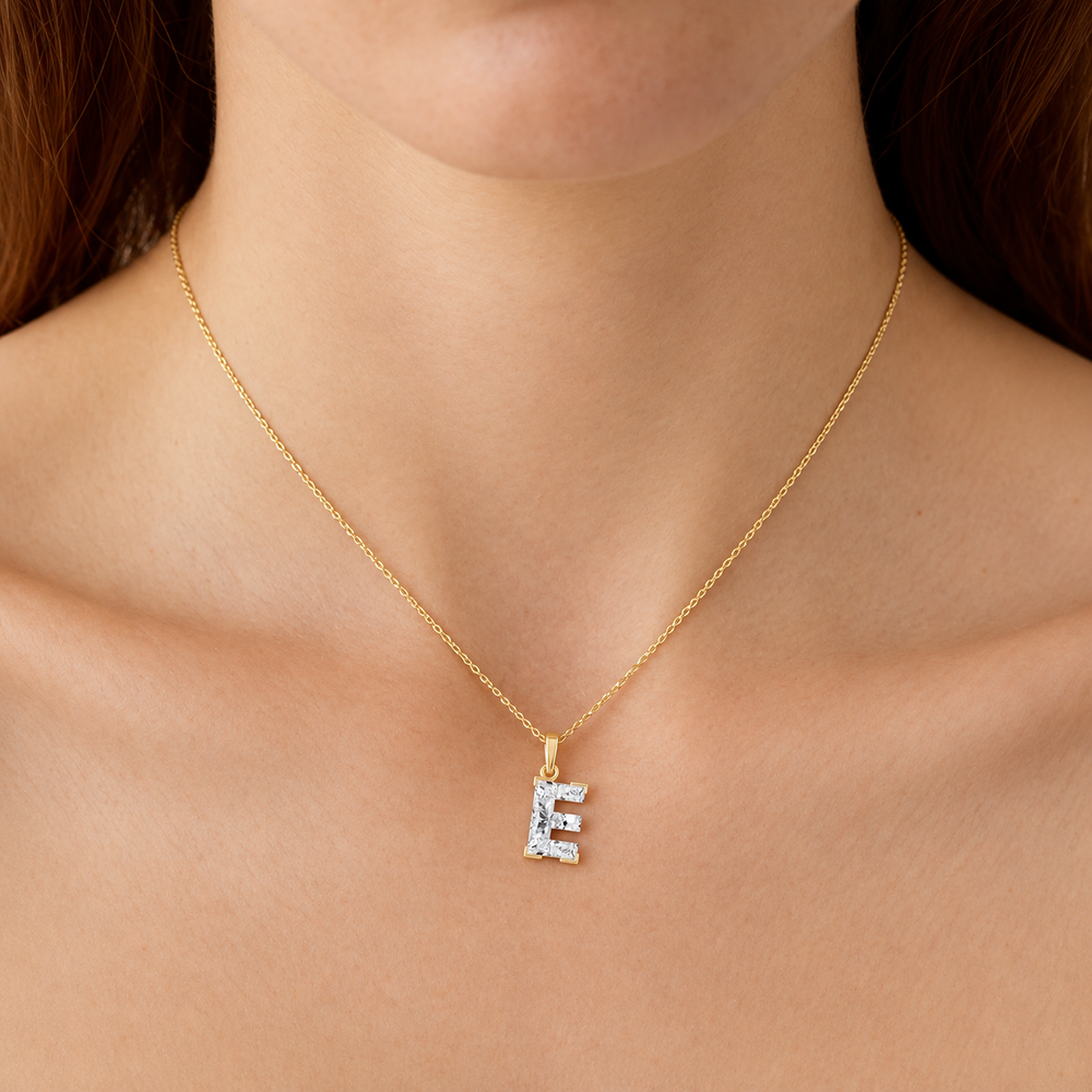 Lab Grown Diamond Initial Pendant X – 1.52ct E–F VS
