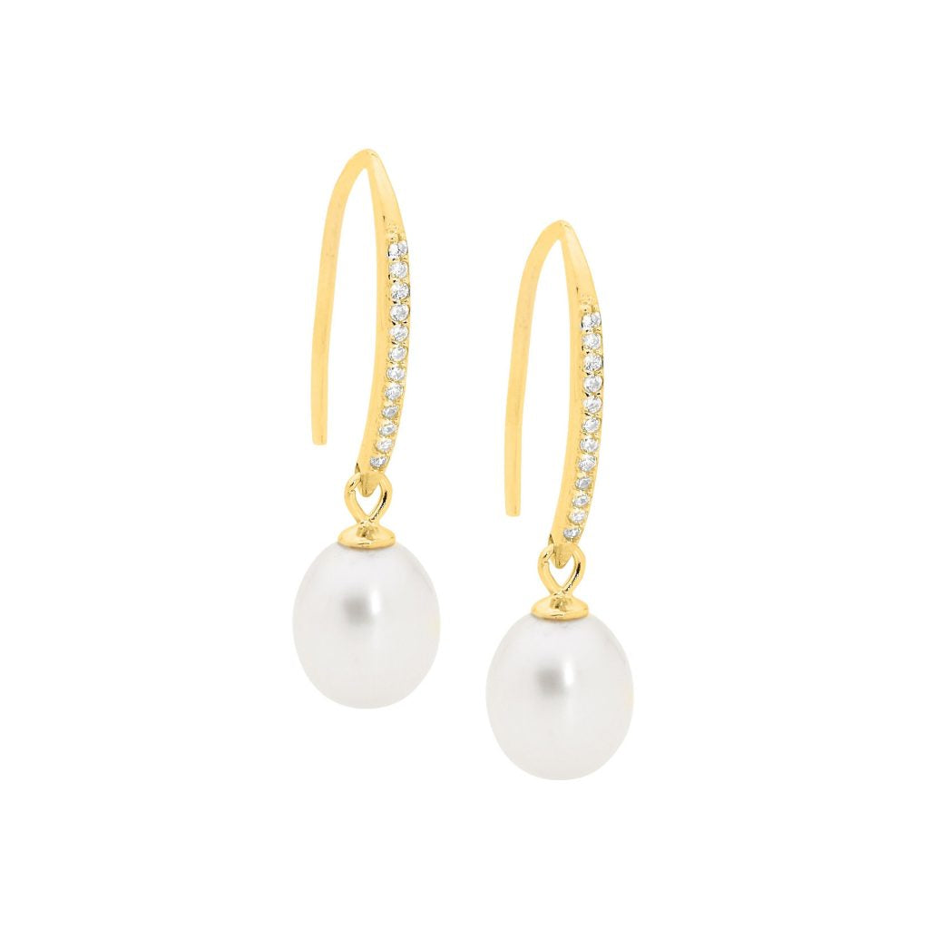 Ellani Pearl Drop Earrings