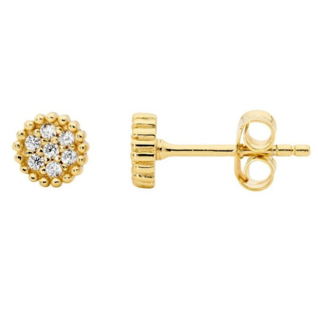 Ellani CZ Stud Earrings