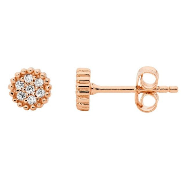 Ellani CZ Stud Earrings