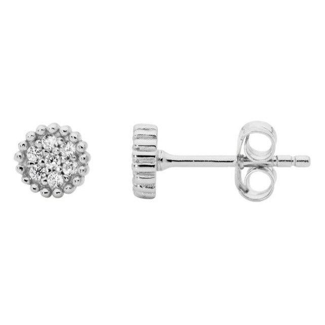 Ellani CZ Stud Earrings