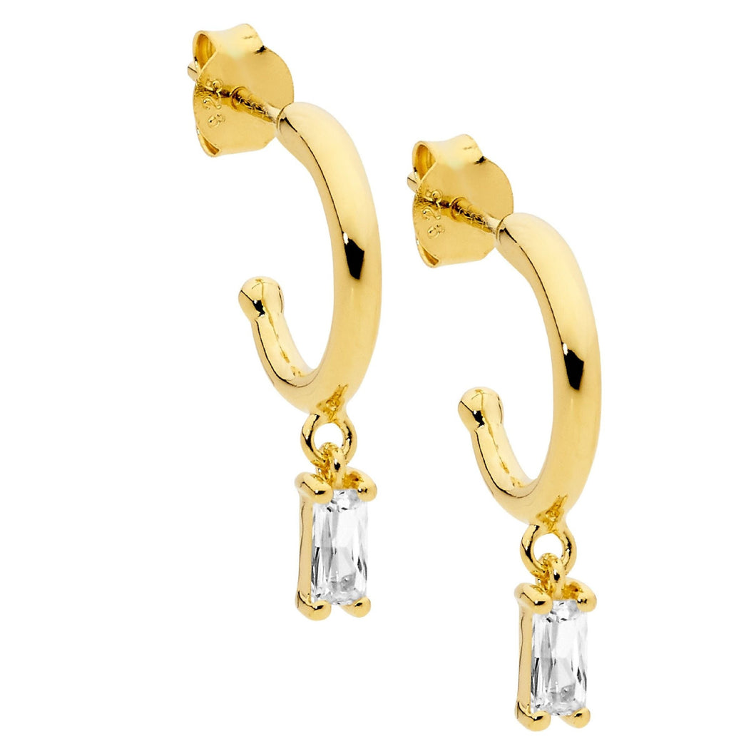 Ellani CZ Drop Earrings