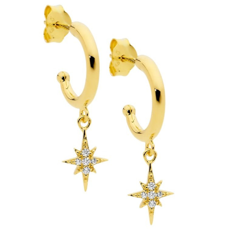 Star Drop Earrings