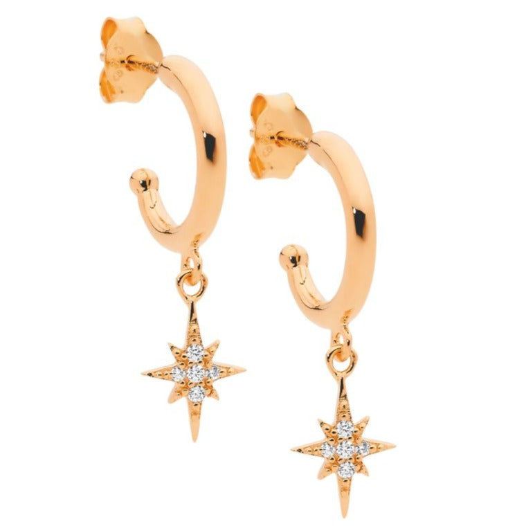 Ellani CZ Drop Earrings