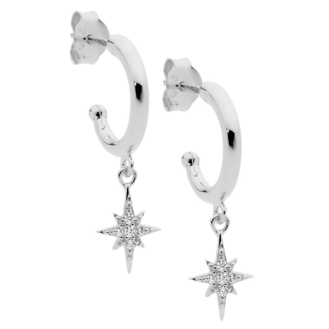 Ellani CZ Drop Earrings