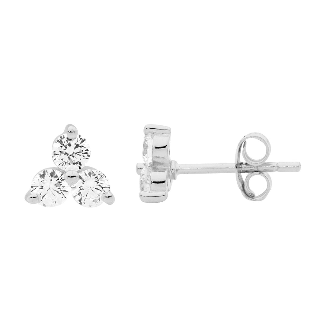 Ellani CZ Stud Earrings