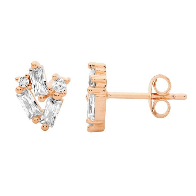 Ellani Baguette Studs