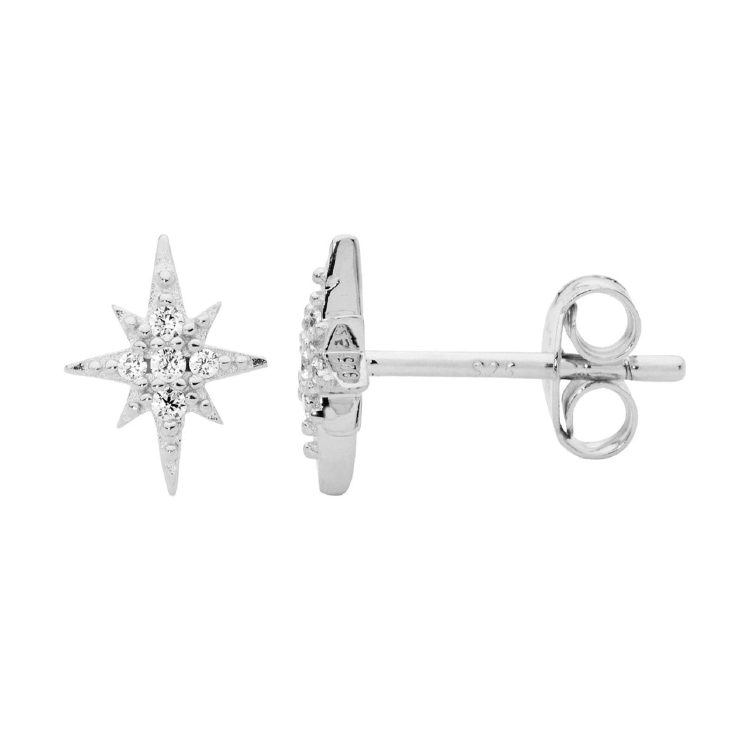 Ellani CZ Stud Earrings