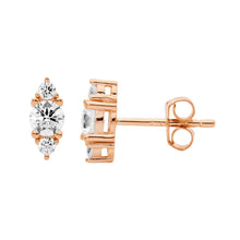 Load image into Gallery viewer, Ellani CZ Stud Earrings
