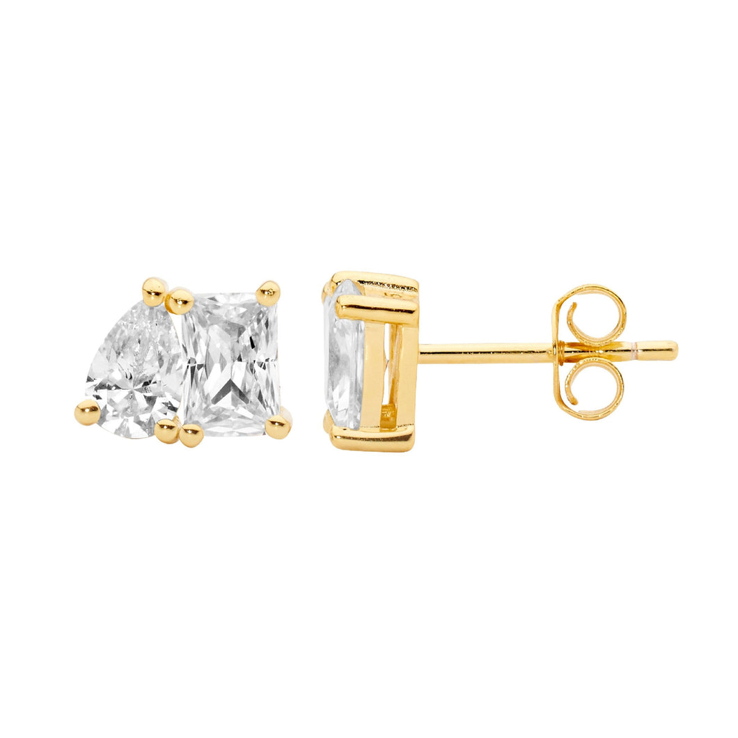 Ellani CZ Stud Earrings