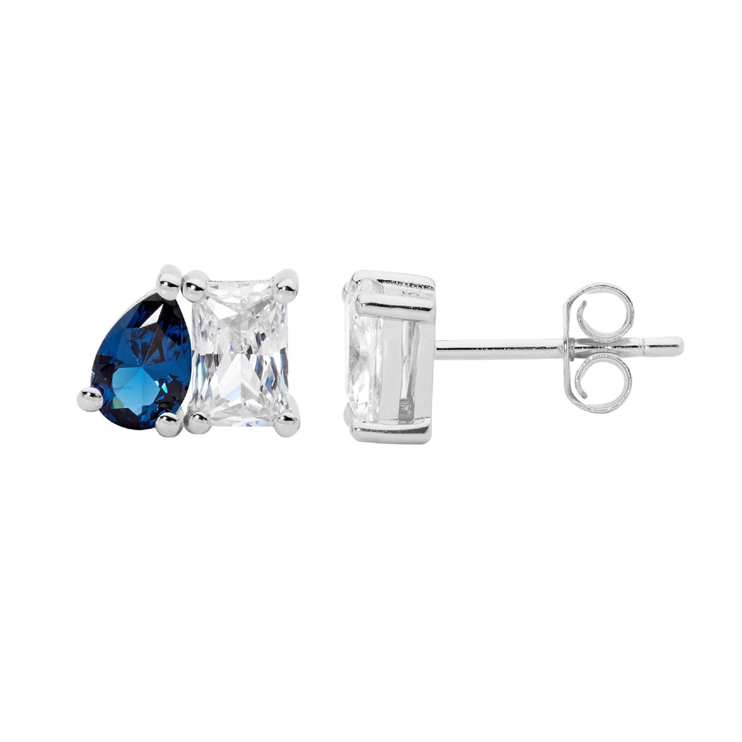 Ellani CZ Stud Earrings