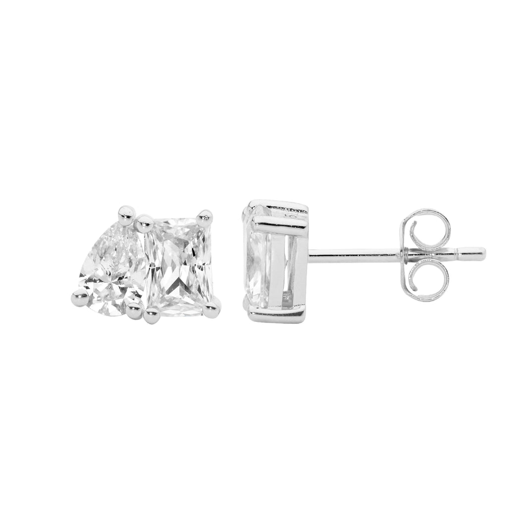 Ellani CZ Stud Earrings