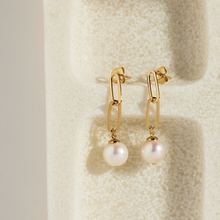 Load image into Gallery viewer, Eden Pearl Drop Earrings
