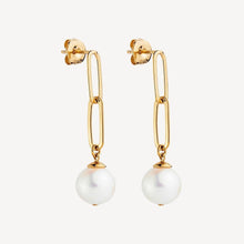 Load image into Gallery viewer, Eden Pearl Drop Earrings
