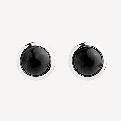 Najo Husk Onyx Stud Earring