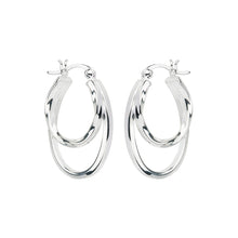 Load image into Gallery viewer, Najo Sea of Change Hoop Earrings
