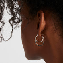 Load image into Gallery viewer, Najo Sea of Change Hoop Earrings
