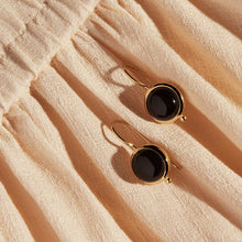 Load image into Gallery viewer, Najo Stargazer Black Onyx Earrings
