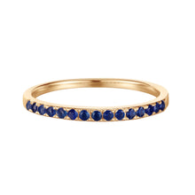 Load image into Gallery viewer, 9ct Yellow Gold Blue Sapphire Ring
