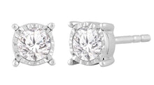 Load image into Gallery viewer, 9ct White Gold 0.33ct Diamond Stud Earrings
