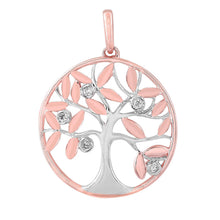 Load image into Gallery viewer, 9ct Gold 0.05ct Diamond Tree of Life Pendant
