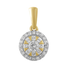 Load image into Gallery viewer, 9ct Gold 0.20ct Diamond Pendant
