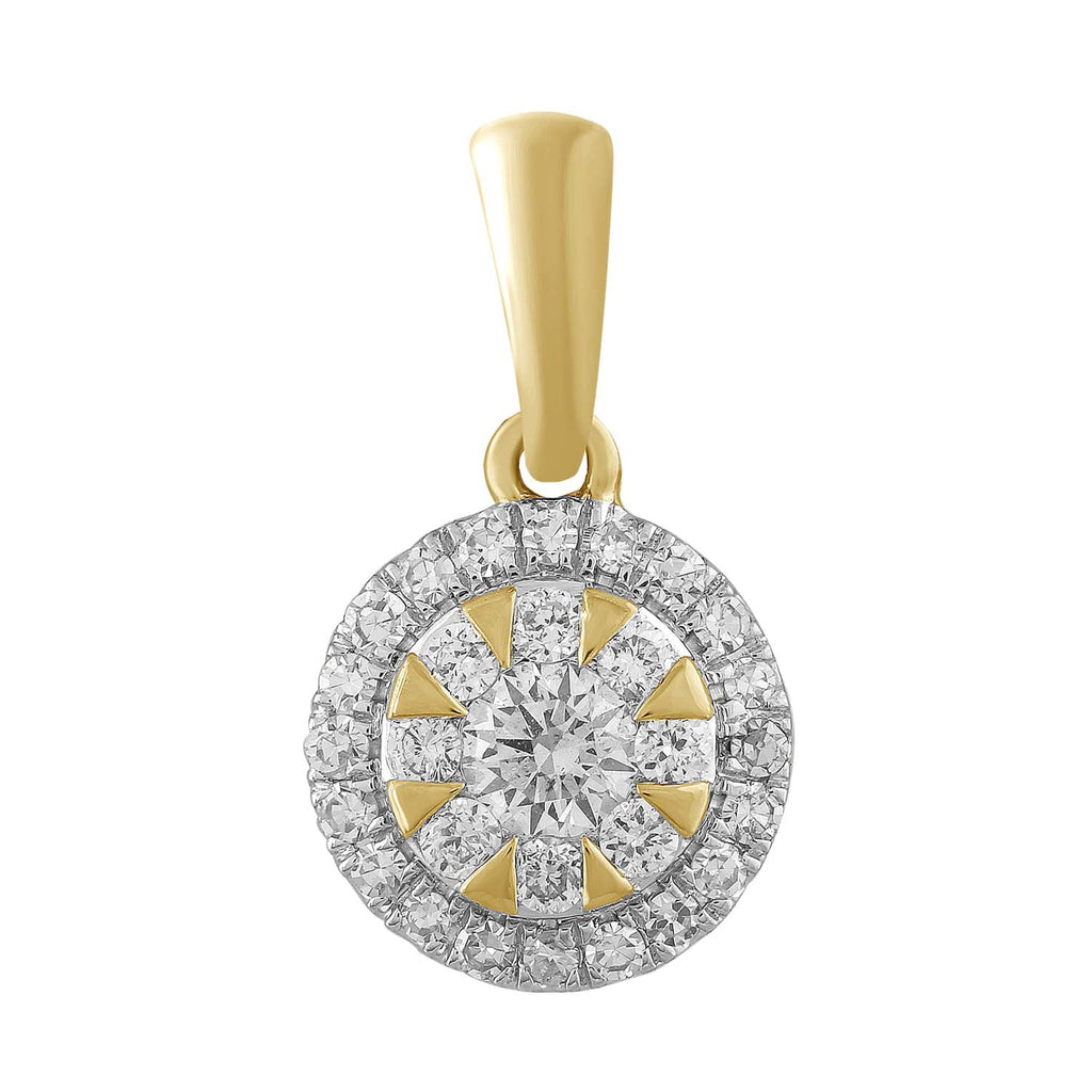 9ct Gold 0.20ct Diamond Pendant