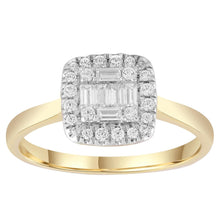 Load image into Gallery viewer, 9CT Yellow Gold 0.25ct Diamond Ring
