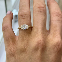 Load image into Gallery viewer, 9ct Yellow Gold 1.52ct Oval Diamond Ring

