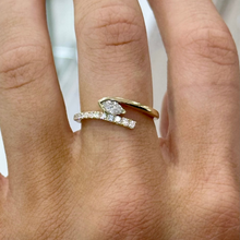 Load image into Gallery viewer, 9ct Yellow Gold 0.33ct Diamond Ring
