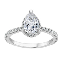 Load image into Gallery viewer, 18CT White Gold 1.40ct Pear Diamond Ring
