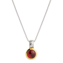 Load image into Gallery viewer, NAJO Solace 2-Tone Garnet Necklace – product image 1
