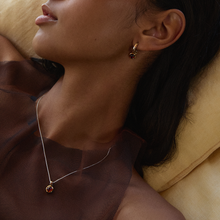 Load image into Gallery viewer, NAJO Solace 2-Tone Garnet Necklace – product image 2
