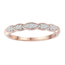 Load image into Gallery viewer, 9ct Rose Gold 0.10ct Diamond Band
