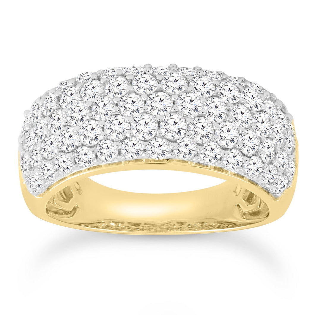 10ct Yellow Gold 1.45ct Diamond Ring