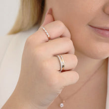 Load image into Gallery viewer, 9ct Rose Gold 0.10ct Diamond Band
