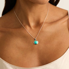 Load image into Gallery viewer, Najo Husk Turquoise Small Necklace
