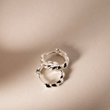 Load image into Gallery viewer, Zippy Twist Huggie Earring
