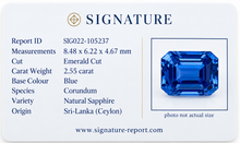 Load image into Gallery viewer, 2.55ct Natural Ceylon Sapphire &amp; Diamond Ring
