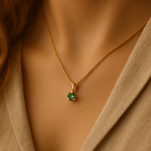 Load image into Gallery viewer, 9CT Green Tourmaline Pendant
