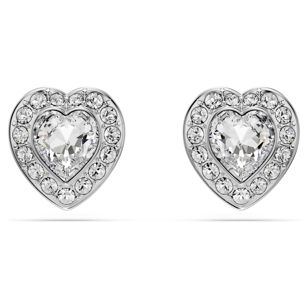Swarovski Heart Stud Earrings