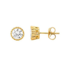 Load image into Gallery viewer, Ellani CZ Stud Earrings
