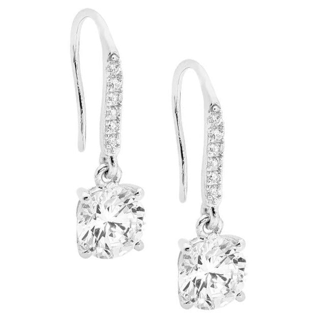 Ellani CZ Drop Earrings