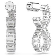 Load image into Gallery viewer, Swarovski Hyperbola Hoop Earrings
