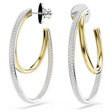 Load image into Gallery viewer, Swarovski Hyperbola Hoop Earrings
